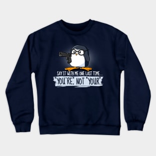 Grammar Penguin Crewneck Sweatshirt